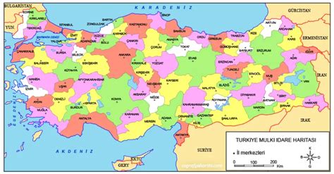 81 cities in turkey